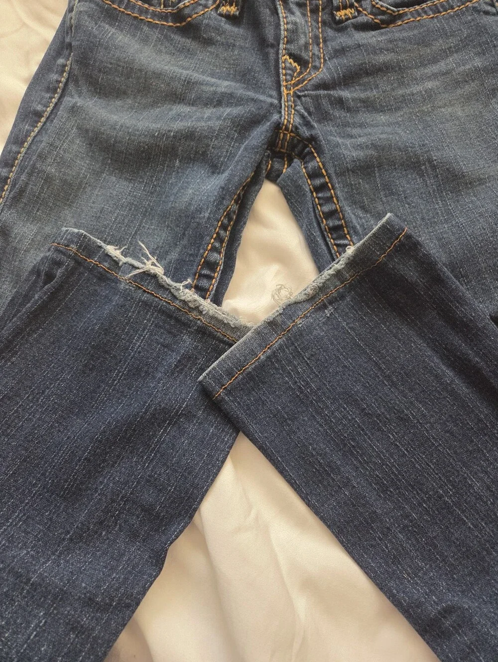 True Religion Size 28 Gina World Tour Dark Wash 90s Fit Straight Leg Jeans